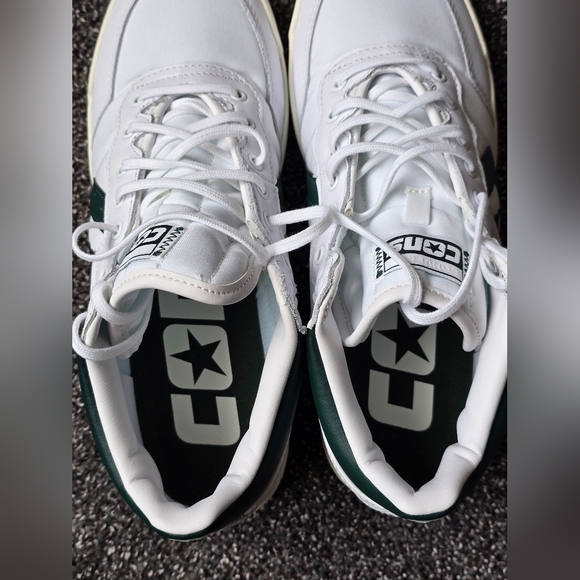 Converse CONS Fastbreak Pro Mid (White/Deep Emerald/Gum) Unisex Size M9 W10.5 - Picture 5 of 7